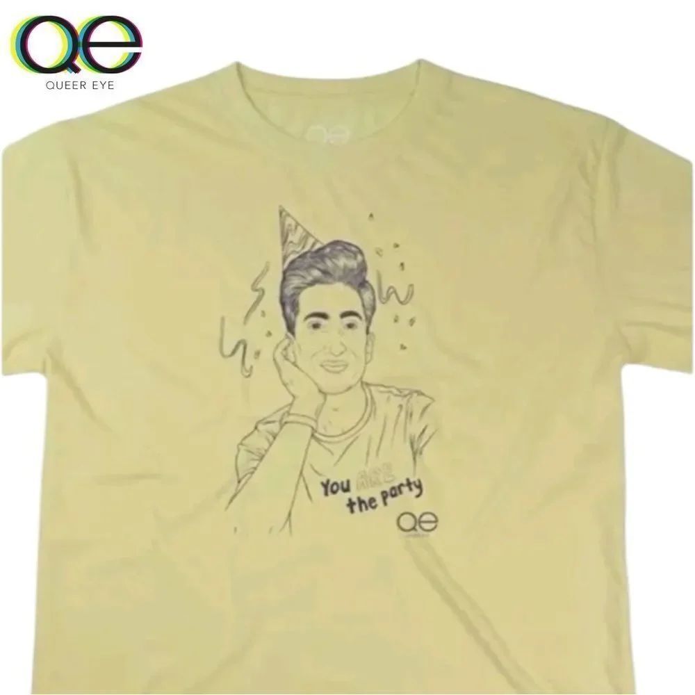 NWT Queer Eye Official You are The Party T-Shirt Shirt M XXL